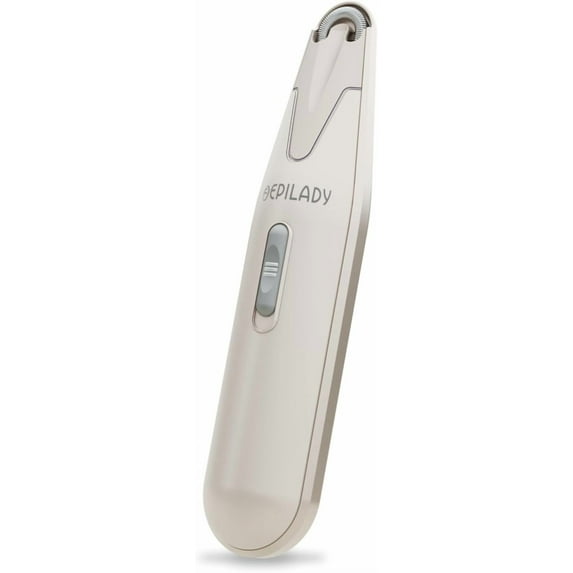 Epilady Esthetic Cordless Epilator Wand for Facial Hair Removal for Women, Pearl/White