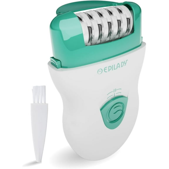 Epilady Speed Corded Women's Epilator for Arms, Legs, Underarms & Bikini-Area with Two Speed, Essential Compact Hair Removal in Blue