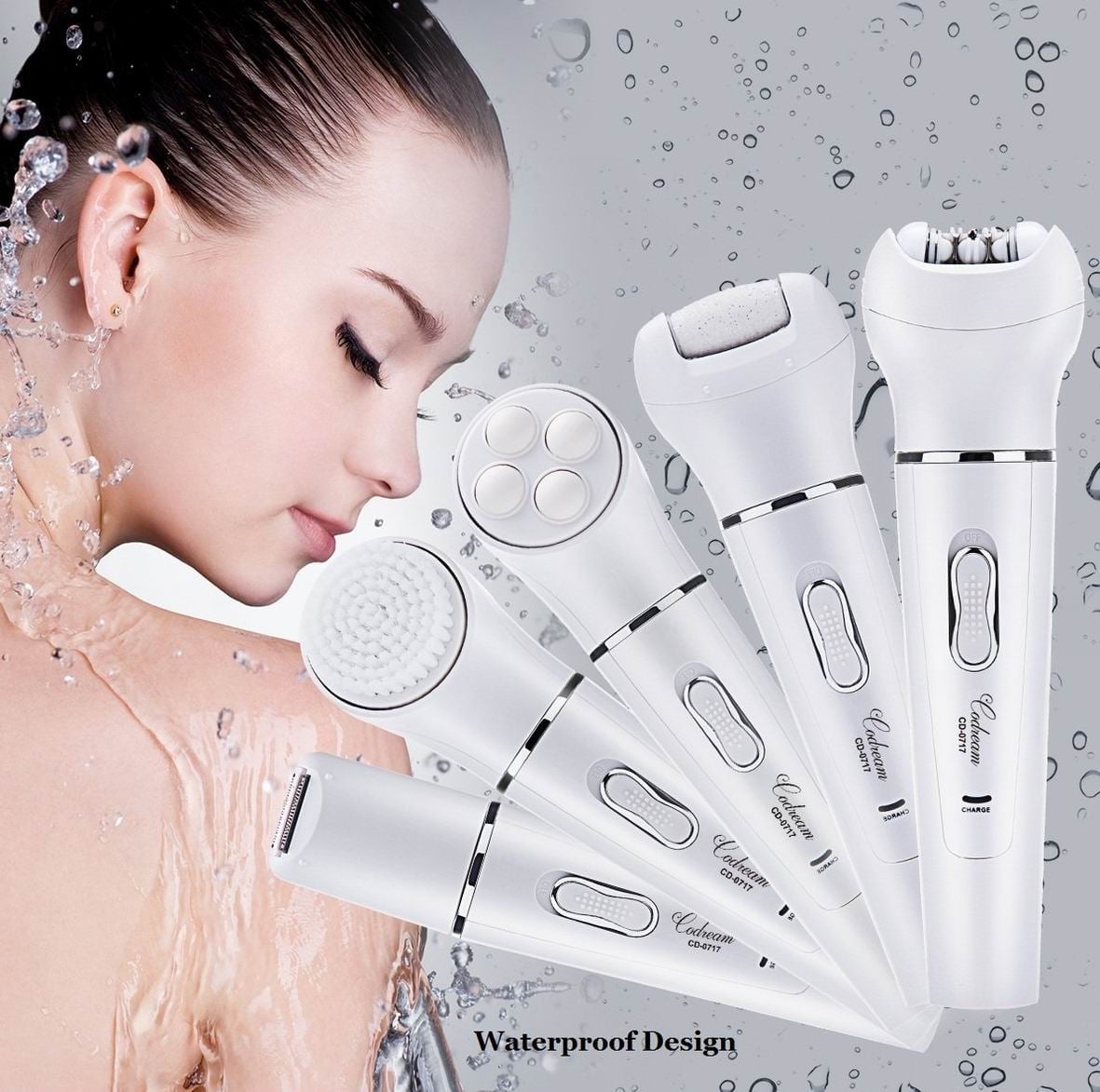 Epilator Silk-epil Set, Hair Removal for Women, Shaver and