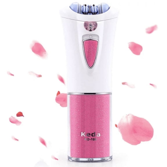 Epilator for Women, Portable Cordless Razor Facial Hair Shaver, Smooth Glide Epilator with LED for Face Legs Bikini, Facial Hair Mini Epilator for Body