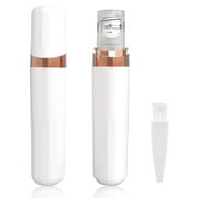 Epilator for Facial Hair, MichPong Portable Hair Removal Epilator w/ Light for Women Arm Leg, White