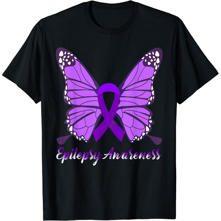 Epilepsy Awareness Shirt Butterfly Funny Tee Epilepsy Awareness Shirt Butterfly Funny Tee