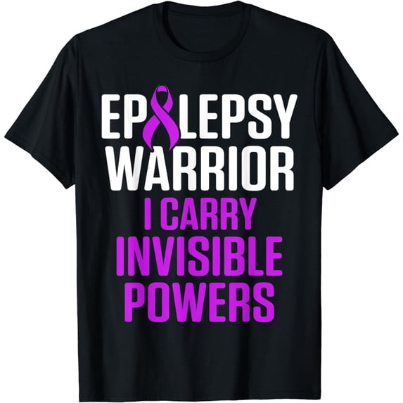 Epilepsy Awareness Carry Epileptic Warrior Survivor T-Shirt
