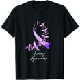 thumbnail image 1 of Epilepsy Awareness Dragonfly November We Wear Purple Ribbon T-Shirt, 1 of 2