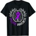 thumbnail image 1 of Epilepsy Awareness Epileptic Seizure I Wear Purple T-Shirt, 1 of 4