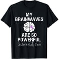 thumbnail image 1 of Epilepsy Awareness Month Brainwaves Are So Powerful Purple T-Shirt mens t shirt，black，women，funny，misfits，men，journey, 1 of 4