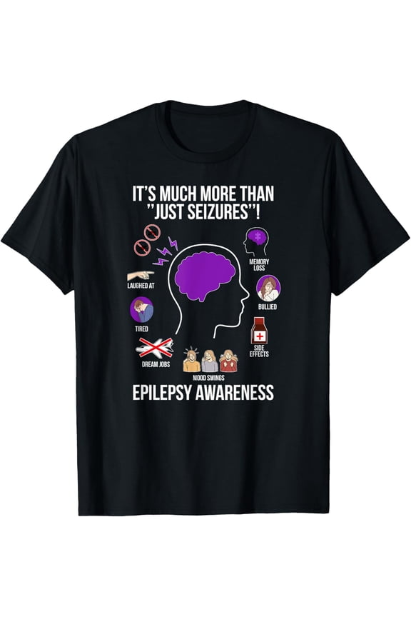 Epilepsy Awareness Month Epilepsy Warrior T-Shirt