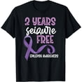 thumbnail image 1 of Epilepsy Awareness Ribbon 2 Years Seizure Free T-Shirt, 1 of 4