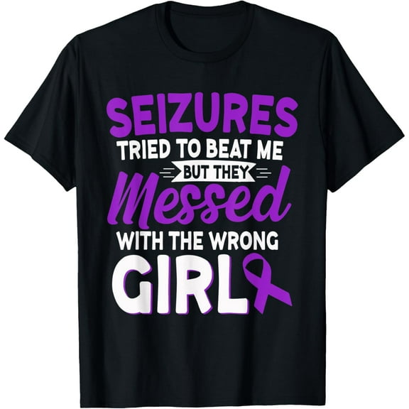 Epilepsy Awareness Seizures Tried To Beat Epilepsy T-Shirt