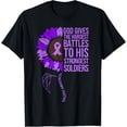 thumbnail image 1 of Epilepsy Awareness Sunflower God Give The Hardest Battles T-Shirt, 1 of 4