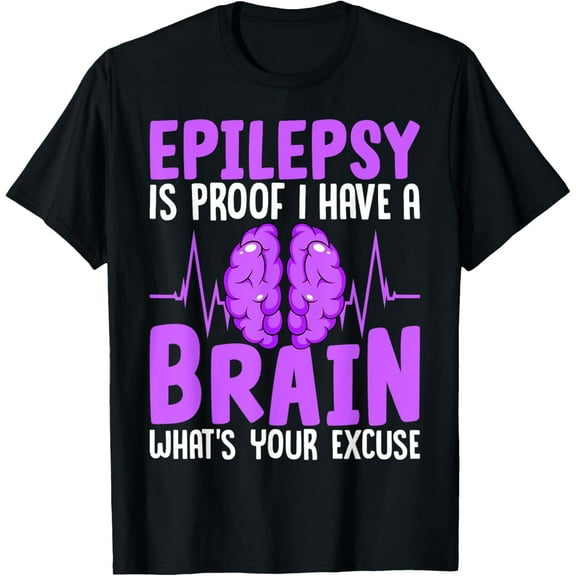Epilepsy For Men Women Kids Epileptic Epilepsy Awareness T-Shirt