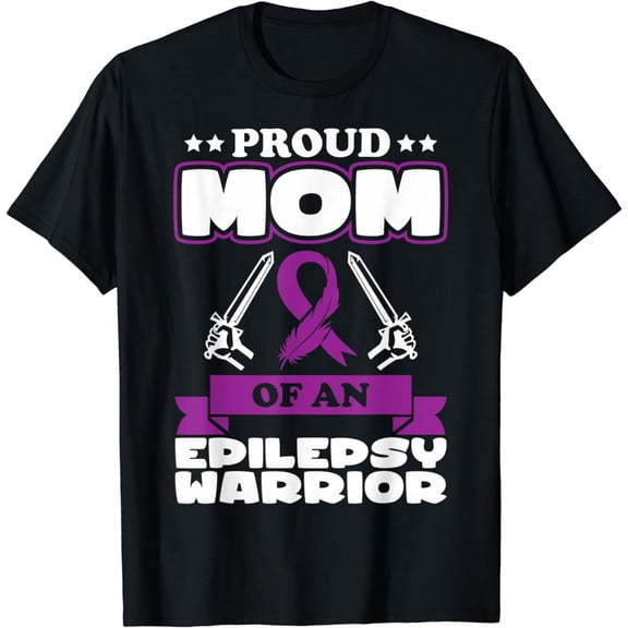 Epilepsy Seizure Awareness Proud Mom Of An Epilepsy Warrior T-Shirt