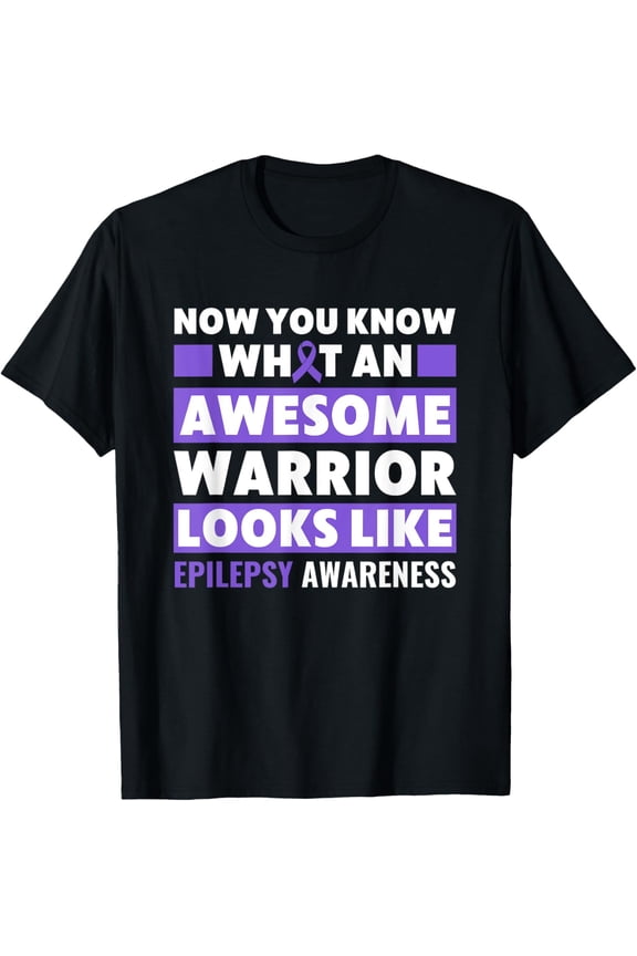 Epilepsy Warrior Epilepsy Awareness T-Shirt