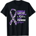 thumbnail image 1 of Epilepsy Warrior Purple Ribbon Epilepsy Awareness T-Shirt, 1 of 4