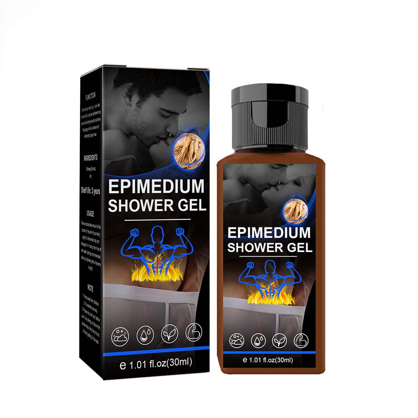 Epimedium Men's Shower Gel Odor And Body Odor Cleans And Refreshes ...