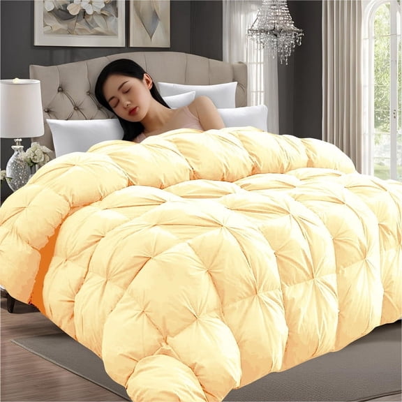 Epinch® Pinch Comforter Soft as Feathers Polyfill Microfiber Fabric 8-Side & Corner Loops Luxurious Perfect for Home and Hotel Pack of 1 Twin_68 X 90 Inch