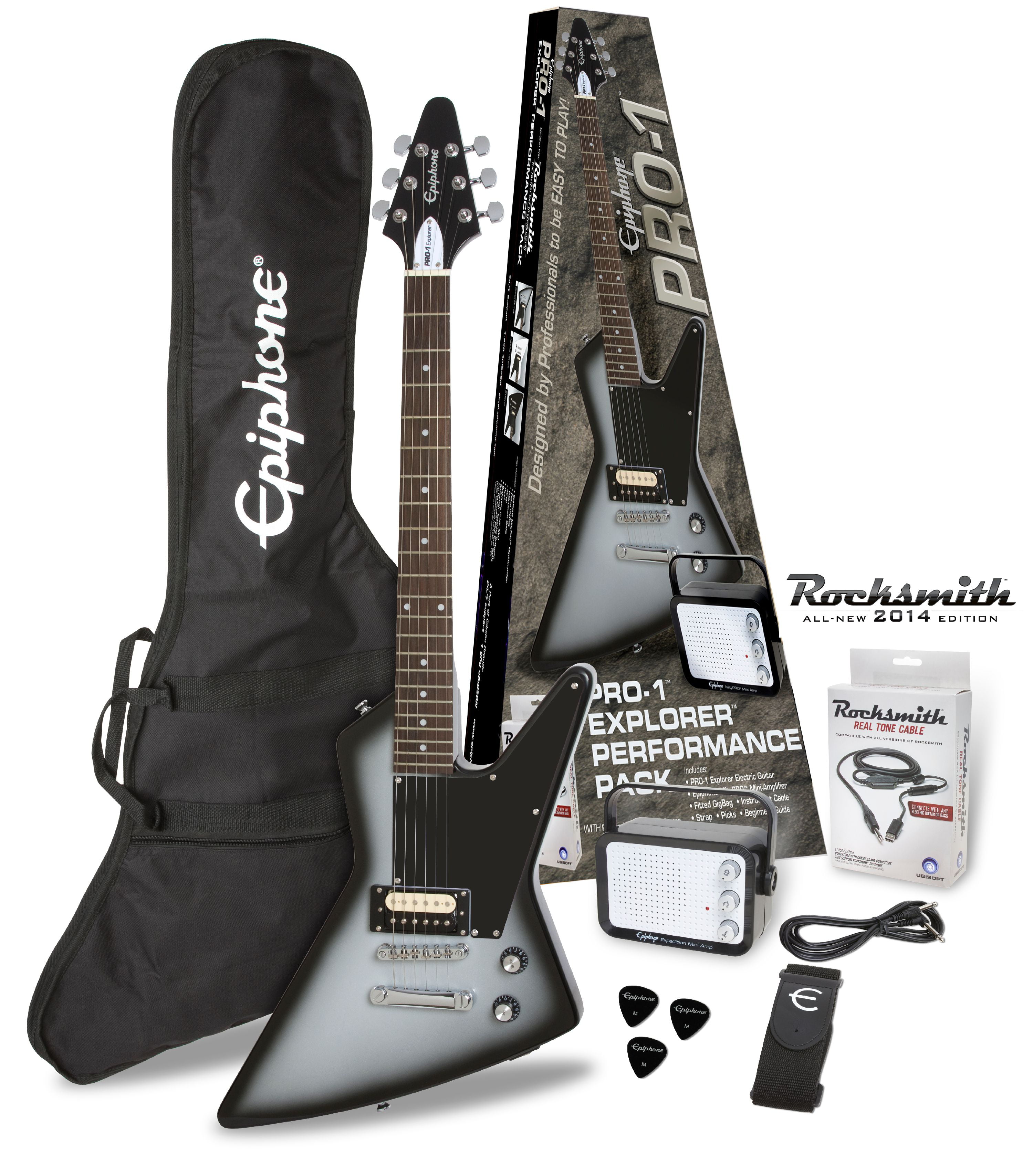 Epiphone PRO-1 Explorer Pack with Amplifier and Accessories