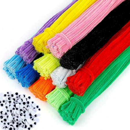 EpiqueOne Fluorescent Chenille Stem DIY Arts Multicolor Plastic Crafts Projects, Total count 1300 price history and forecast - EpiqueOne MM-CK12