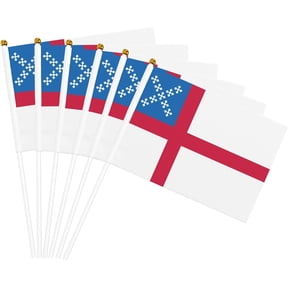 Episcopal Church Flag Flag 5x8 In Outdoor Decoration Handheld Stick Flags Six Piece