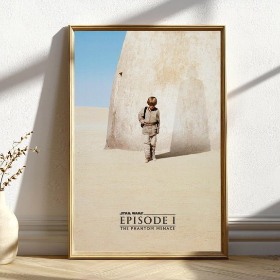 Episode I The Phantom Menace Movie Modern Wall Art Print Minimalist Home Decor Living Room Decor, Unframed Poster