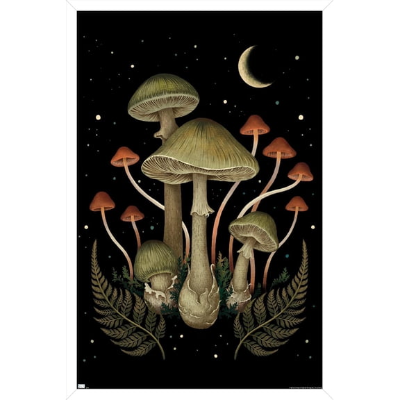 Episodic Drawing - Death Cap Wall Poster, 22.375" x 34" Framed