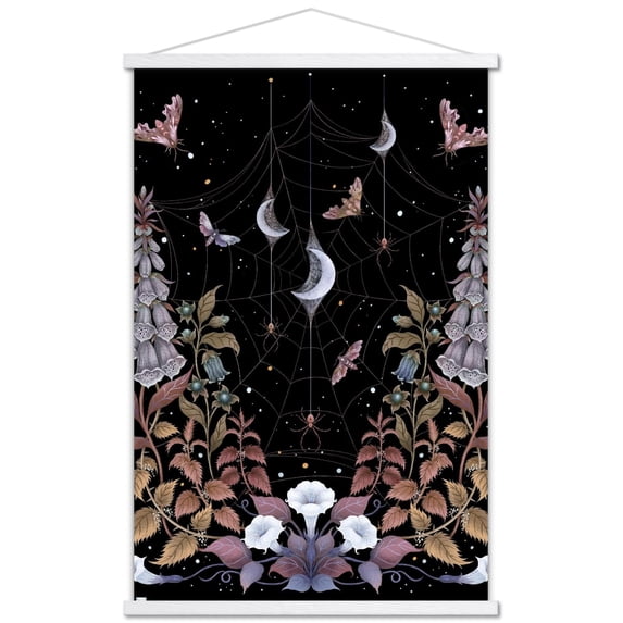 Episodic Drawing - Witchy Garden Wall Poster with Magnetic Frame, 22.375" x 34"