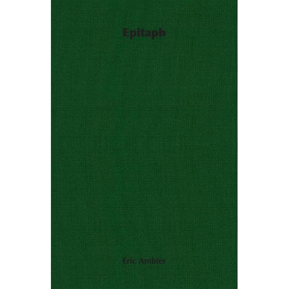 Epitaph, (Paperback)