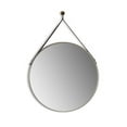 thumbnail image 1 of Epoca 28" Circle Bathroom/Vanity Brushed Gold Aluminum Framed Wall Mirror, 1 of 5