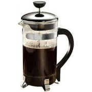 Epoca Primula Coffee Press PCP-6408 - Chrome, Glass and Stainless Steel - 8 Cup, Silver   Residential Use, Standard Application