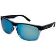 thumbnail image 1 of Epoch Eyewear Delta 2.0 Sport Polarized Sunglasses Crystal Blue Black Frame w/Blue Mirror Lens, 1 of 7
