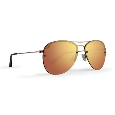 Epoch Eyewear EE0294 Emerson Sunglass with Polarized Rose Gold Mirror Lens - Rose Gold