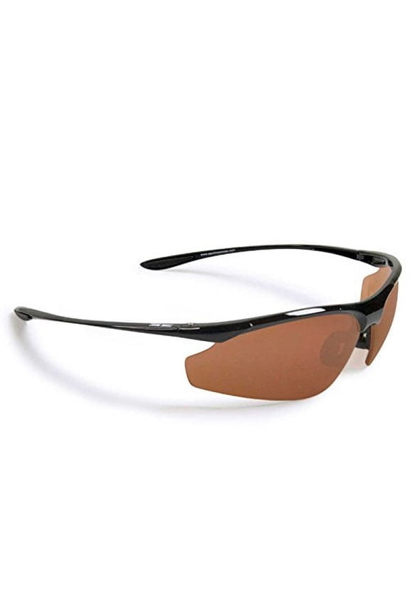 Epoch 6 Smaller Faces Sunglasses, Black Frame. Epoch6-Black/Amber