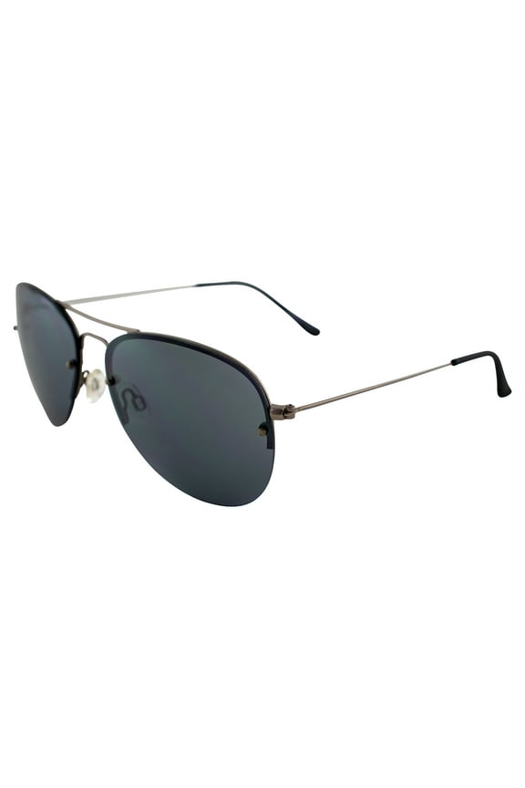 Emerson Aviator Glasses for Men & Women Top Gun Sunglasses Gunmetal Frame with Smoke lens