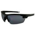 thumbnail image 1 of Epoch Eyewear Link Golf Sport Sunglasses Black Frame Smoke Lenses Shatterproof UV Protection ANSI Z87.1+, 1 of 7