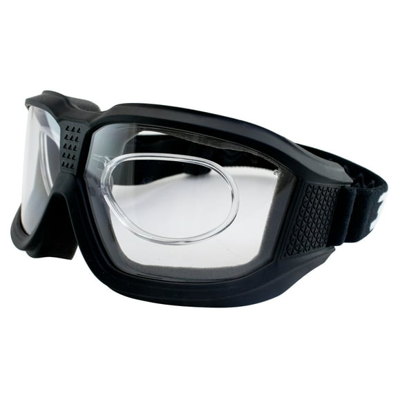 Epoch Eyewear Luca Over The Glasses Motorcycle Goggles Biker Anti-Fog Clear Lenses ANSI Z87.1 Safety Rated
