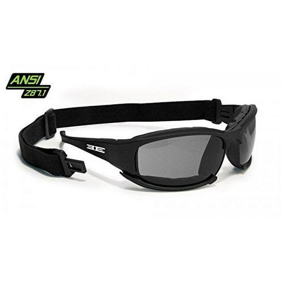 Epoch Eyewear Auto-Darkening Hybrid Padded Sunglasses Goggles Photochromic Light-Adapting Lenses