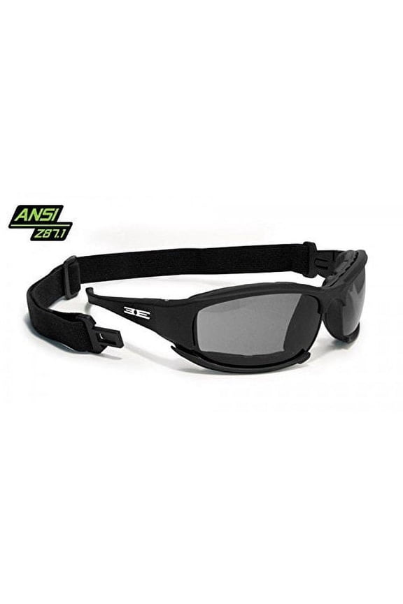Eyewear Auto-Darkening Hybrid Padded Sunglasses Goggles Photochromic Light-Adapting Lenses