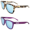 thumbnail image 1 of Epoch Eyewear Vibe Polarized Sunglasses Women Men 2 Pairs Cream Demi w/Teal Mirror Lens & Purple w/Blue Mirror Lens, 1 of 9