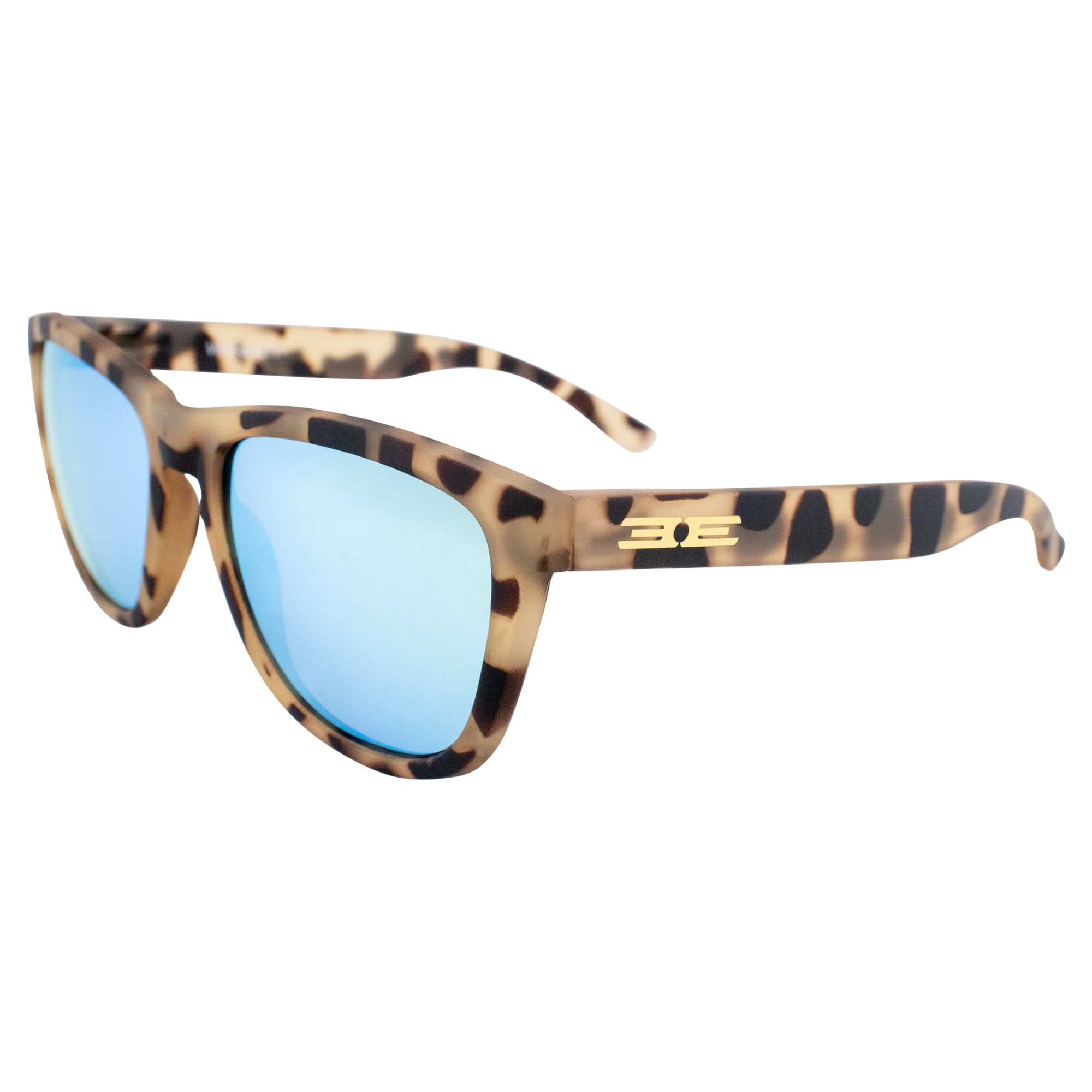Stylish Cream Unisex mirrored Sunglasses Creamy Beige Thick Geek-Chic Geometric Mirrored Sunglasses  main image 3