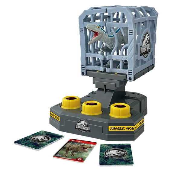 Epoch Games Jurassic World Cage Breaker, Tabletop Action Game, Ages 4+