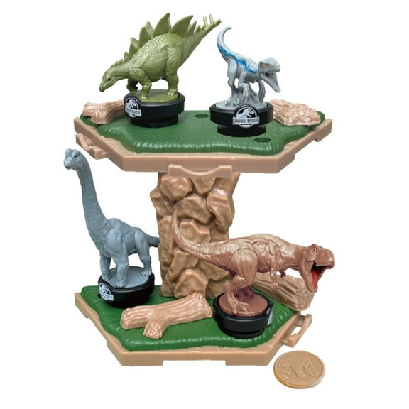 Epoch Games Jurassic World Island Quake Balancing Game, Tabletop Skill and Action Game, Ages 4+