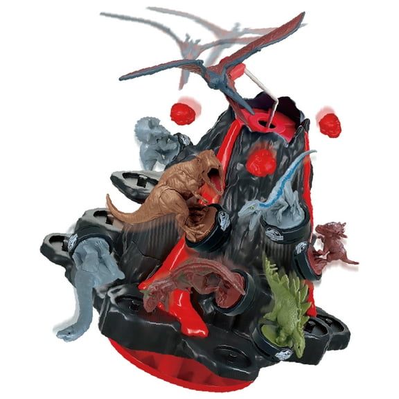 Epoch Games Jurassic World Shaky Volcano, Tabletop Skill and Action Game, Ages 4+