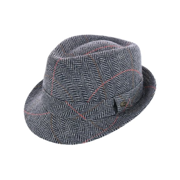 Epoch Hats Company Classic Plaid Wool Fedora Hat (Men)