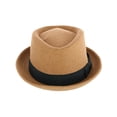 thumbnail image 1 of Epoch Hats Company  Diamond Shape Wool Fedora with Grosgrain Hatband (Men), 1 of 5