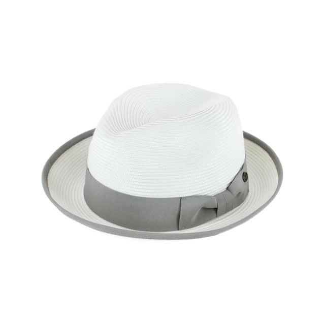 Epoch Hats Company Fedora with Contrast Band and Trim (Men)
