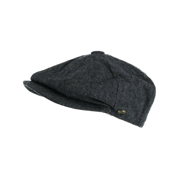 Epoch Hats Company  Melton Wool 8 Quarter Newsboy Cap (Men)