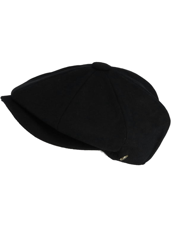 Company Melton Wool 8 Quarter Newsboy Cap (Men)