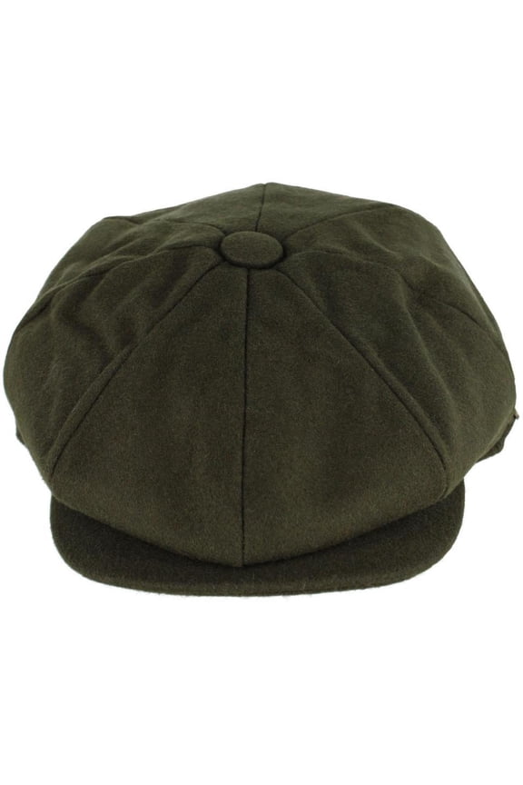 Company  Melton Wool 8 Quarter Newsboy Cap (Men)