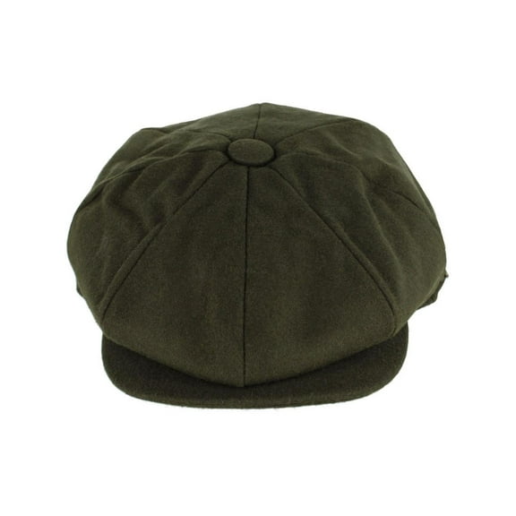 Epoch Hats Company Melton Wool 8 Quarter Newsboy Cap (Men)