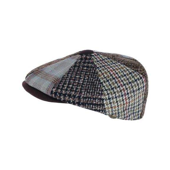 Epoch Hats Company  Multi Patchwork Newsboy Cap (Men)